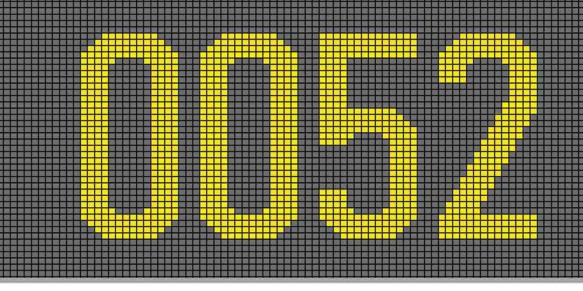 52 Dot magas LCD veg grafikai kialaktsa
